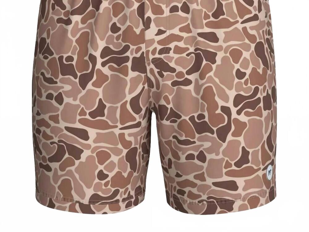 NEW SOUTHERN POINT CO. men's sun washed trunk in camo tan